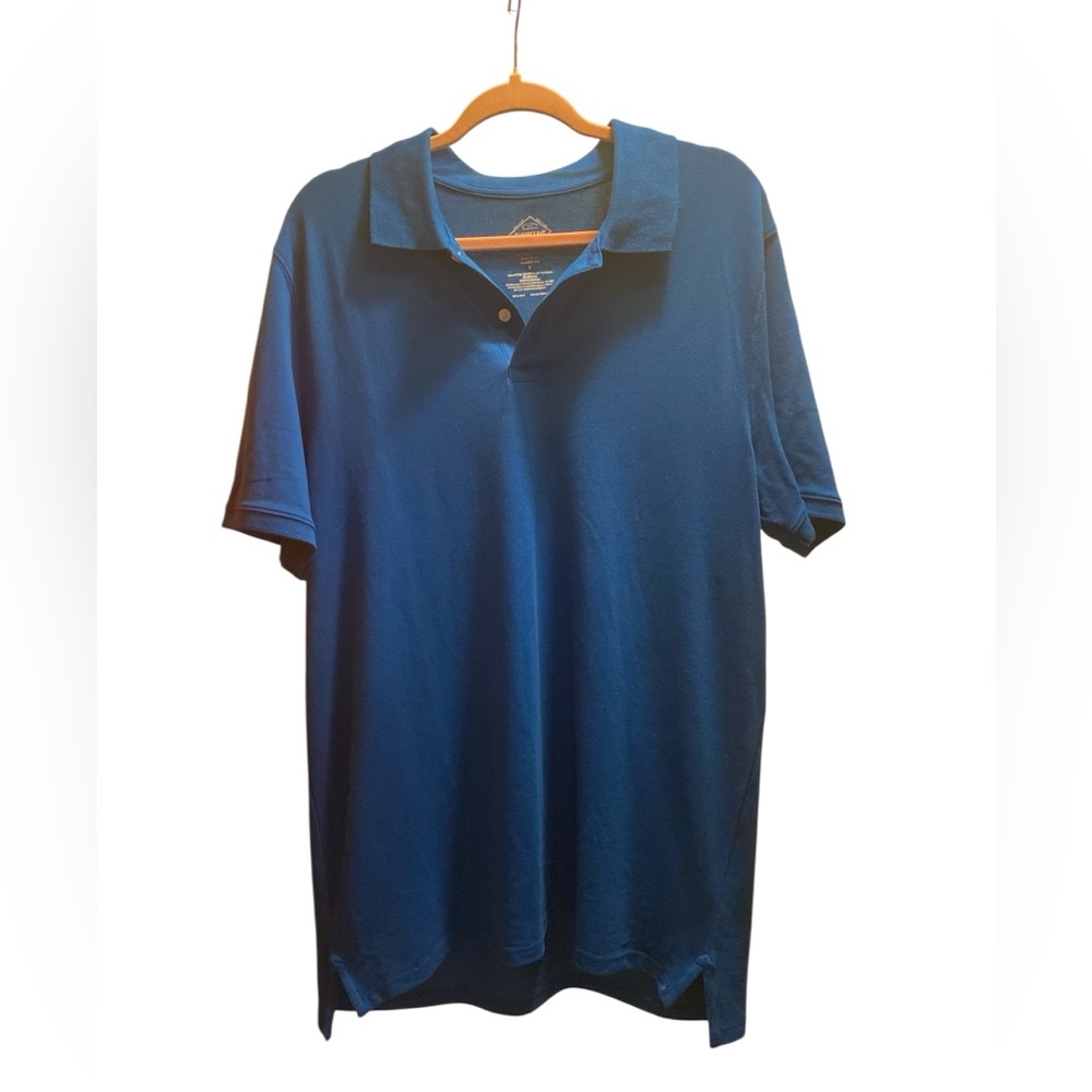 St. John's Bay Men's Blue Polo Shirt